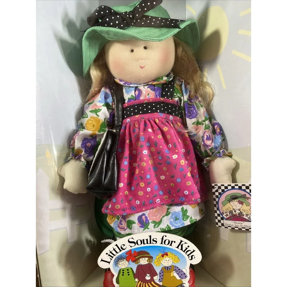 Kenner‎ Little Souls For Kids Nora Doll Eleanor Ann McAllister Plush Cloth 1998